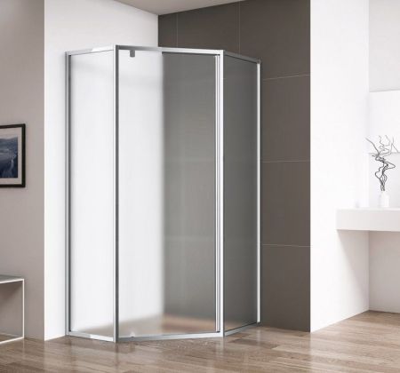 ECO-O-P-1-90-P-Cr Душевой уголок, артикул ECO-O-P-1-90-P-Cr