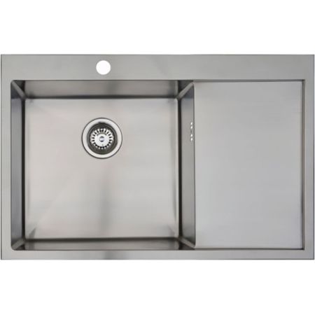 Мойка Seaman Eco Marino SMB-7851RS, два отверстия (Ø35мм), комплектация с вентиль-автоматом, артикул SMB-7851RS.B