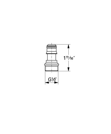 Переходник-защелка Relexa GROHE 28637XX0