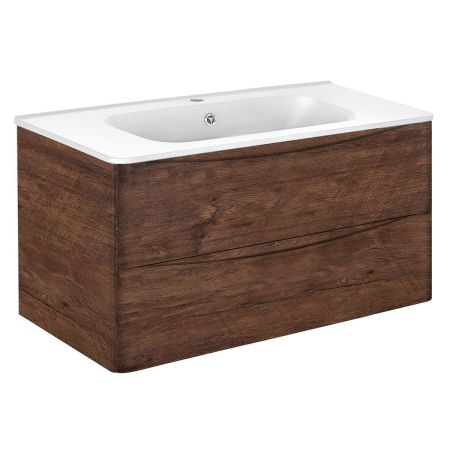 База под раковину Paola 1000 подвесная, 2 выкатных ящика soft close, R.Wood, артикул VMC-2P100RW