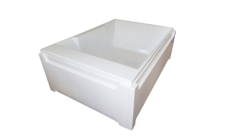 Акриловая ванна Royal Bath TRIUMPH RB665100 180х120х65 в сборе, артикул RB665100SB