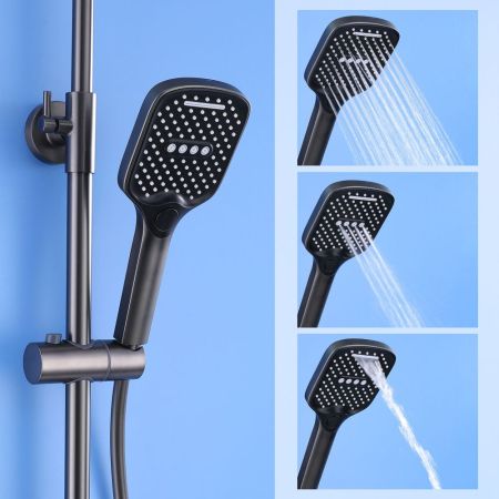 Душевая система Splenka S31.24.09, графит