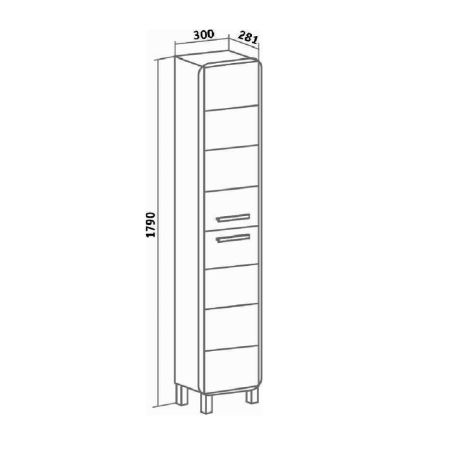 Пенал Runo универсальный  Эрика 30 (УТ000003637), артикул УТ000003637