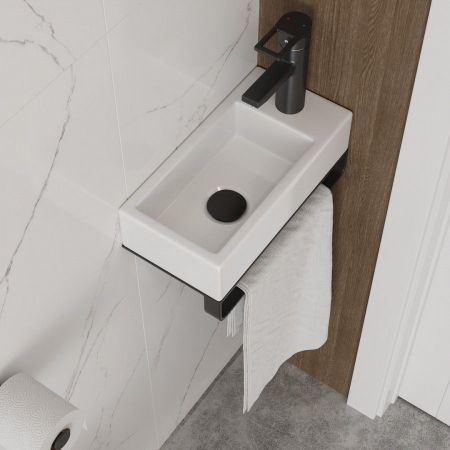 Раковина подвесная Maretti AR13PD38-844, белая, артикул AR13PD38-844