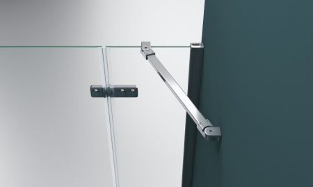 Душевой уголок BelBagno KRAFT-AH-22-90/80-C-Cr-R, артикул KRAFT-AH-22-90/80-C-Cr-R