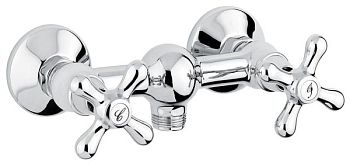 Emmevi Deco Classic, двухвентильный смеситель для душа, без набора для душа, хром