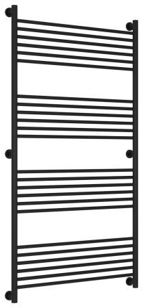 Полотенцесушитель водяной "Богема+" прямая 1500х800 (Матовый Чёрный)