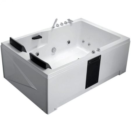 Акриловая ванна Gemy G9061BR 182х122 с гидромассажем, артикул G9061BR