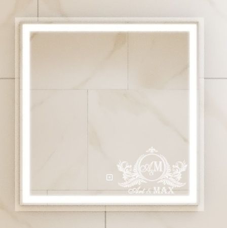 Зеркало с подсветкой ART&MAX MONZA AM-Mon-600-600-DS-F, артикул AM-Mon-600-600-DS-F