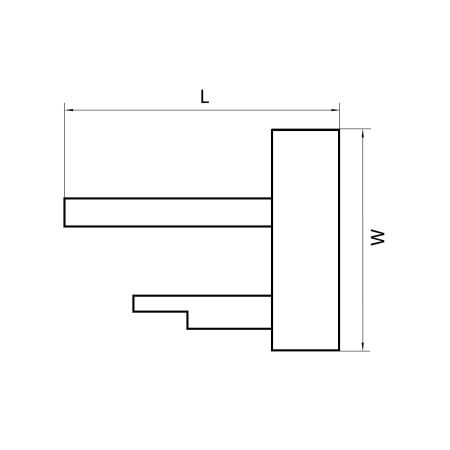 Заглушка концевая однофазная Barra Lightstar 502166, артикул 502166