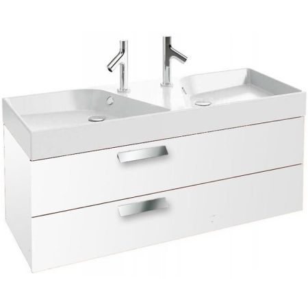 Тумба под раковину Jacob Delafon Rythmik 120 EB1305-G1C подвесная Белая глянцевая, артикул EB1305-G1C