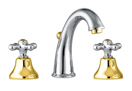 Смеситель для раковины Fiore MARGOT 26CO0628, хром/золото, артикул 26CO0628