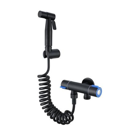 Гигиенический душ без смесителя Fmark FS-FXQ03H, черный