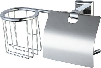 Держатель для туалетной бумаги и освежителя Savol S-R09551, хром