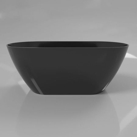 Ванна WHITECROSS Coral A 165x75 (черный глянец) иск. камень