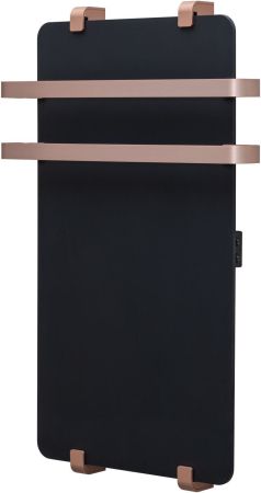 Полотенцесушитель электрический Allen Brau Infinity 80x44 с рейлингом 2.0 и креплением, медь браш, артикул 00325629