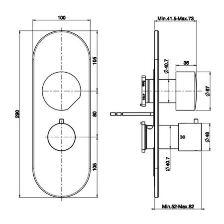 Fima Carlo Frattini SO Ручка для смесителя, цвет: чёрный матовый, артикул S2NS