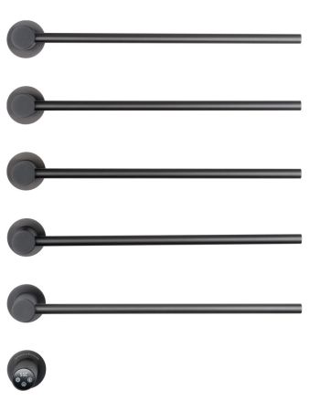 Полотенцесушитель электрический встраиваемый WONZON & WOGHAND MÜNCHEN, Темный графит (WW-A355-GM), артикул WW-A355-GM