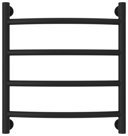 Полотенцесушитель водяной "ГАЛАНТ+" 500х500 (Матовый Чёрный)