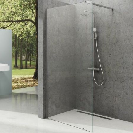 Душевая перегородка Ravak Walk-In Wall ST 700x2000 GW9W10C00Z1 профиль Хром стекло Transparent, артикул GW9W10C00Z1