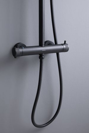 Душевая стойка Allen Brau Fantasy 5.11001-31 черный матовый, артикул 5.11001-31