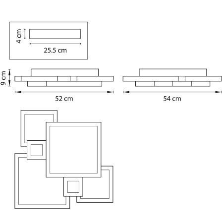 Люстра потолочная Breve Lightstar 749073