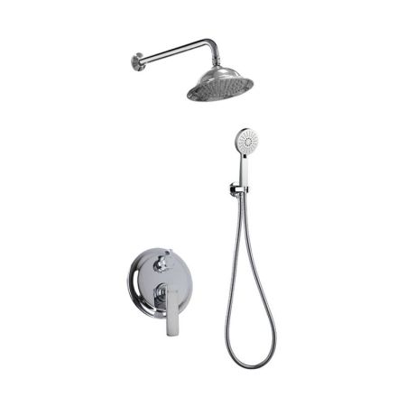 Душевая система встраиваемая Bronze de Luxe PURE A800/9143-2, хром, артикул A800/9143-2