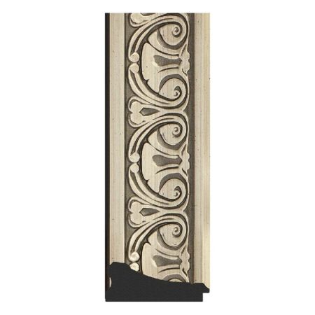 Зеркало Evoform Exclusive-G Floor 205х115 Барокко серебро