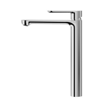 STYLUS-LC-01-W0 Смеситель для накладной раковины однорычажный, без донного клапана, хром, артикул STYLUS-LC-01-W0