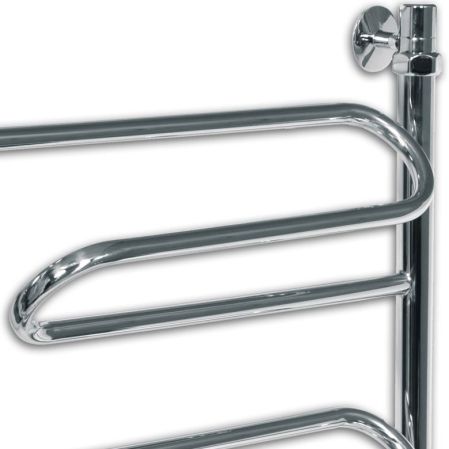 Водяной полотенцесушитель Ника Curve ЛZ 80x60 Хром, артикул ЛZ 80x60