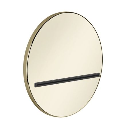 GESSI VENTI20 Излив настенный Ø207 мм., каскадный, цвет Brass PVD, артикул 65295#710