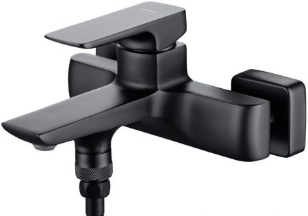 Смеситель для ванны с душем Allen Brau Infinity 5.21006-31 черный матовый, артикул 5.21006-31
