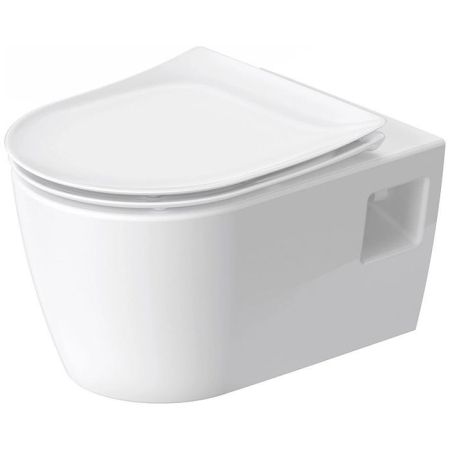 Duravit Soleil by Starck Унитаз подвесной 370х540мм, безободковый, с открытым креплением, Weiß Hochglanz, HyG,цвет белый, артикул 2586092000