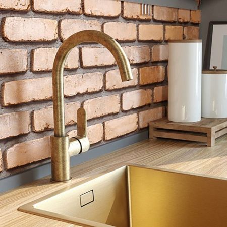 Смеситель для кухни Iddis Cuba CU2LBJ0I05 Состаренная латунь