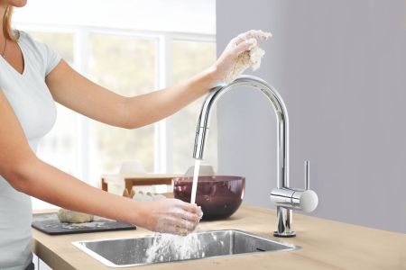 Смеситель для кухни GROHE Minta Touch сенсорный, хром (31358002)