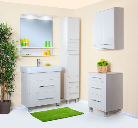 Тумба под раковину Бриклаер Чили 80 серая лиственница, артикул 4627125415234