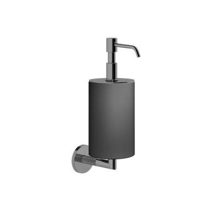 Gessi Ingranaggio Дозатор для жидкого мыла настенный черный, отделка Black Metal Brushed PVD, артикул 63814#707