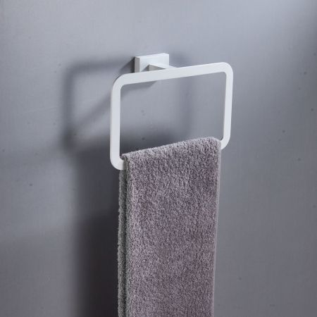 Кольцо для полотенец Shevanik SG5606C, белый, артикул SG5606C