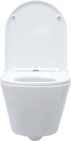 Чаша подвесного унитаза Aquanet Lake LAKE-W белый, артикул LAKE-W