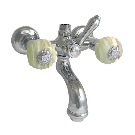 Nicolazzi Onice Смеситель для ванны настенный для душевой стойки, излив: 155 мм, цвет: хром, артикул 2100CR09O