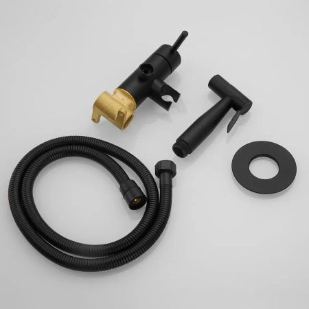 Гигиенический душ со смесителем Shevanik S147H, черный