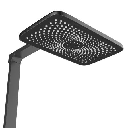 душевые стойки Vincea Душевая стойка Inspire VSFS-3I13TGM термостатическая с изливом, вороненая сталь,, артикул VSFS-3I13TGM
