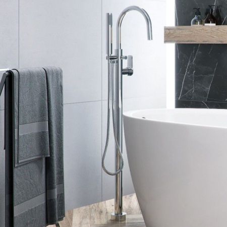 Смеситель для ванны отдельностоящий EXCELLENT Clever 2.0 ARAC.4157CR (хром), артикул ARAC.4157CR