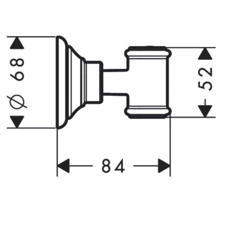 AX Montreux Держатель ручного душа, настенный, цвет: хром, артикул 16325000