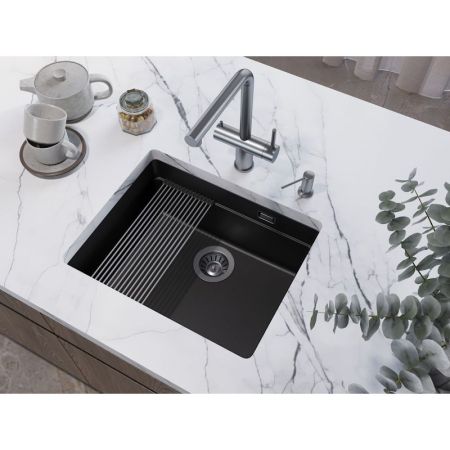 Кухонная мойка Grandex Aqua Comfort 500204, черный, артикул 500204