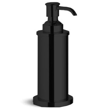 Bertocci Cinquecento Дозатор настольный в металлической колбе, цвет: черный матовый, артикул 110 0548 0800