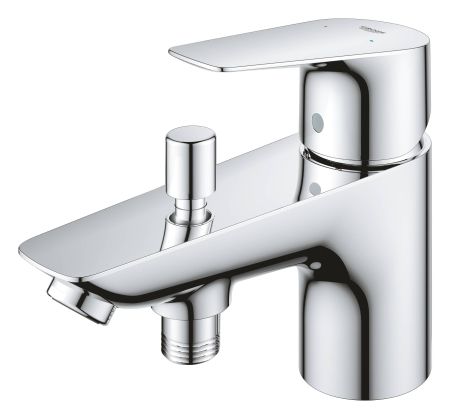 Смеситель на бортик ванны GROHE BauEdge, монтаж на 1 отверстие, хром (23562001), артикул 23562001