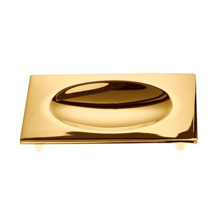 Decor Walther Cube DW 351 Мыльница настольная, цвет: золото, артикул 0837220