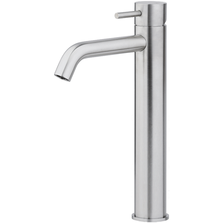 HUBER Lynox Смеситель для раковины на 1 отверстие, без донного клапана, нержавеющая сталь, артикул LX003544D1