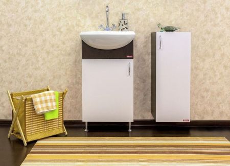 Тумба для раковины Sanflor Мокко 45 L Н0000000581 Венге Белая, артикул Н0000000581